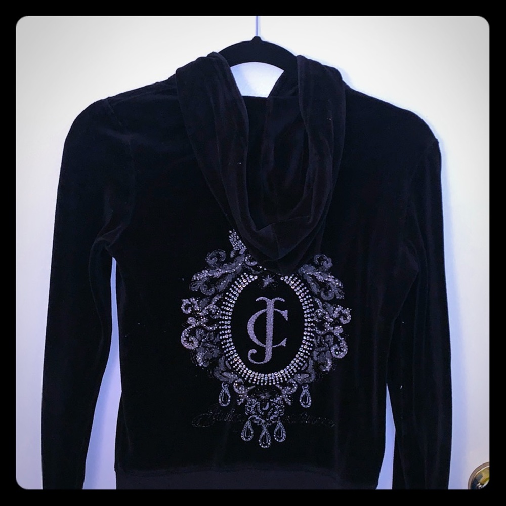 Juicy Couture Black Track Sweater